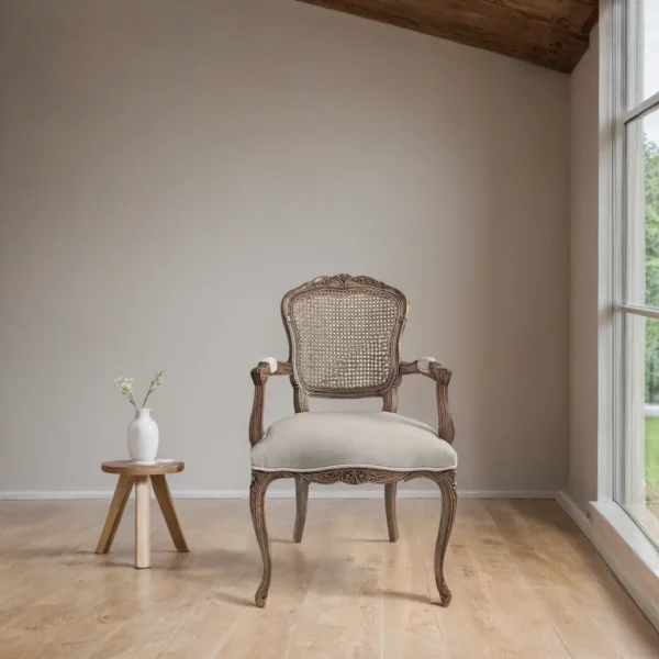 Eternal Charm Solid Wood Embrace Armchair