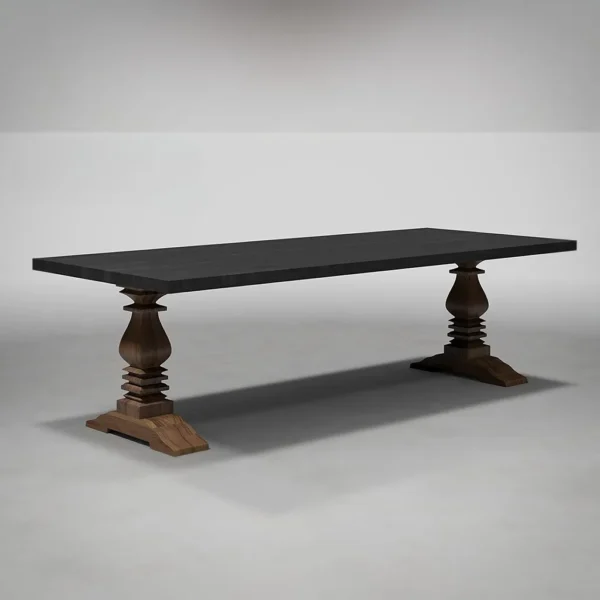 Regal Haven Jasper Trail Dining Table – A Vintage Masterpiece