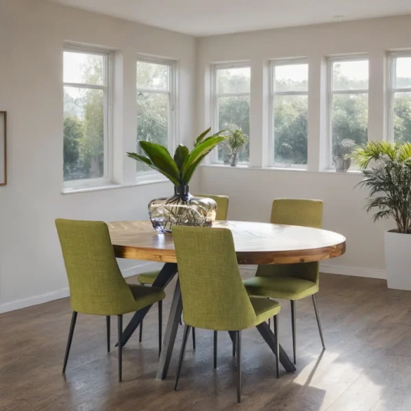 Heritage Loom Oval Dining Table
